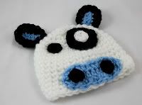 Made to Order Cow Hat Crocheted