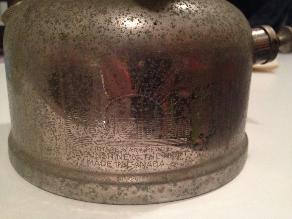 Corroded nickel on a Canadian 236 Coleman Collectors Forum