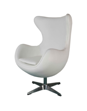 Details about Barcelona Style Chair Cream Leather