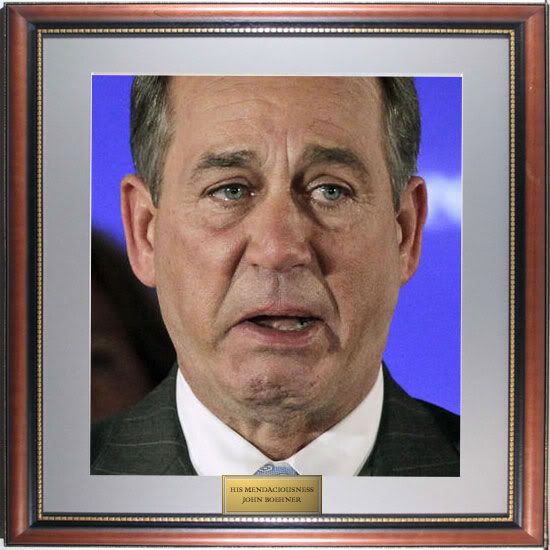 Boehner weeping photo: Boehner portrait mendacious Mendaciuosness2.jpg
