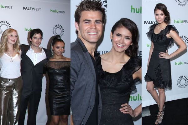 Nina Dobrev and the cast of Vampire Diaries were honored yesterday at the