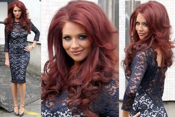Amy Childs Advertises Loose Women in London